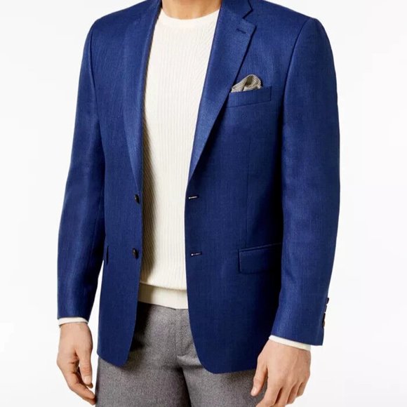 LAUREN RALPH LAUREN Men's Classic-Fit Neat UltraFlex Sport Coat - Picture 2 of 2